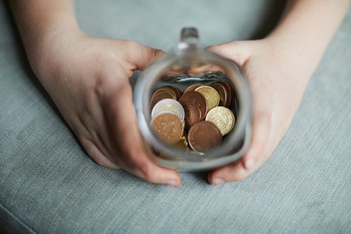 Child Saving Money