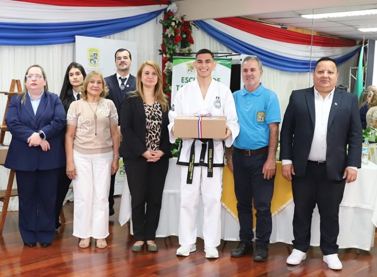 San Lorenzo Ltda. agasajó a la delegación paraguaya de Taekwon-Do